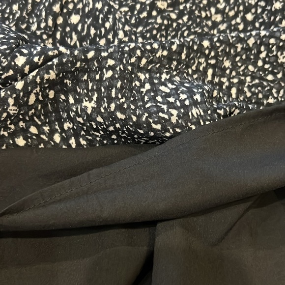 Womens Smocked Midi Sundress Universal Thread Black Cream M Maxi Pockets - Picture 8 of 9